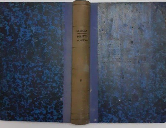 Sistema del diritto romano attuale Volume 2 - copertina