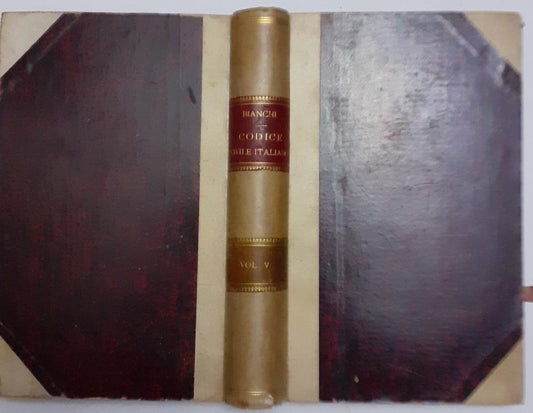 Corso di codice civile italiano Volume V Parte I - copertina