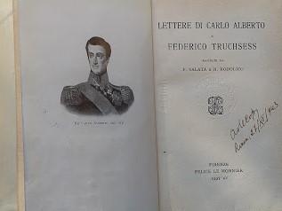 Lettere di Carlo Alberto a Federico Truchsess - copertina