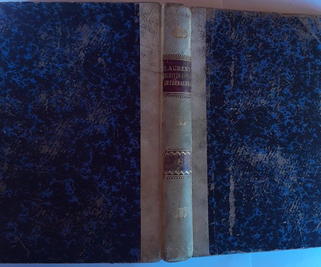 Diritto civile internazionale Volume VIII - copertina