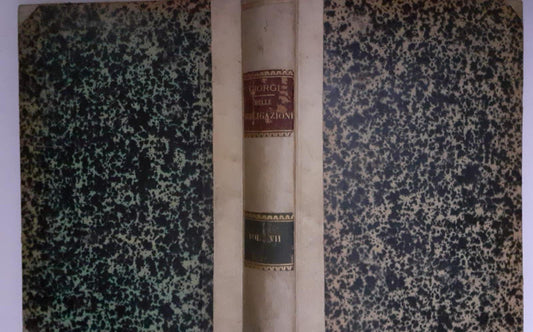 Teoria delle obbligazioni nel diritto moderno italiano - copertina