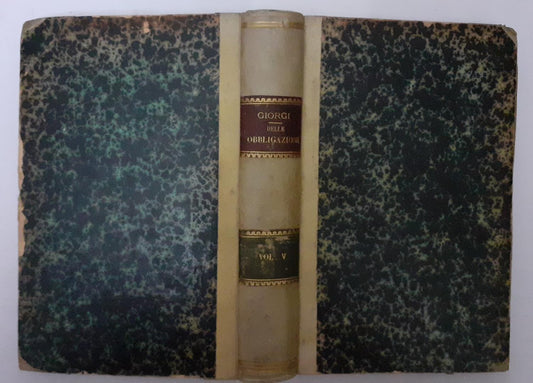 Teoria delle obbligazioni nel diritto moderno italiano - copertina
