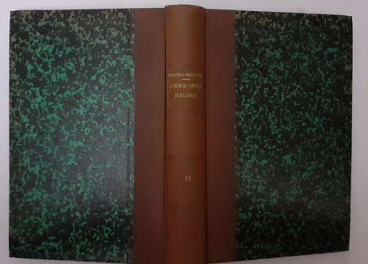 Codice civile italiano commentato con la legge romana. Trattato delle successioni Parte II Volume VI - copertina