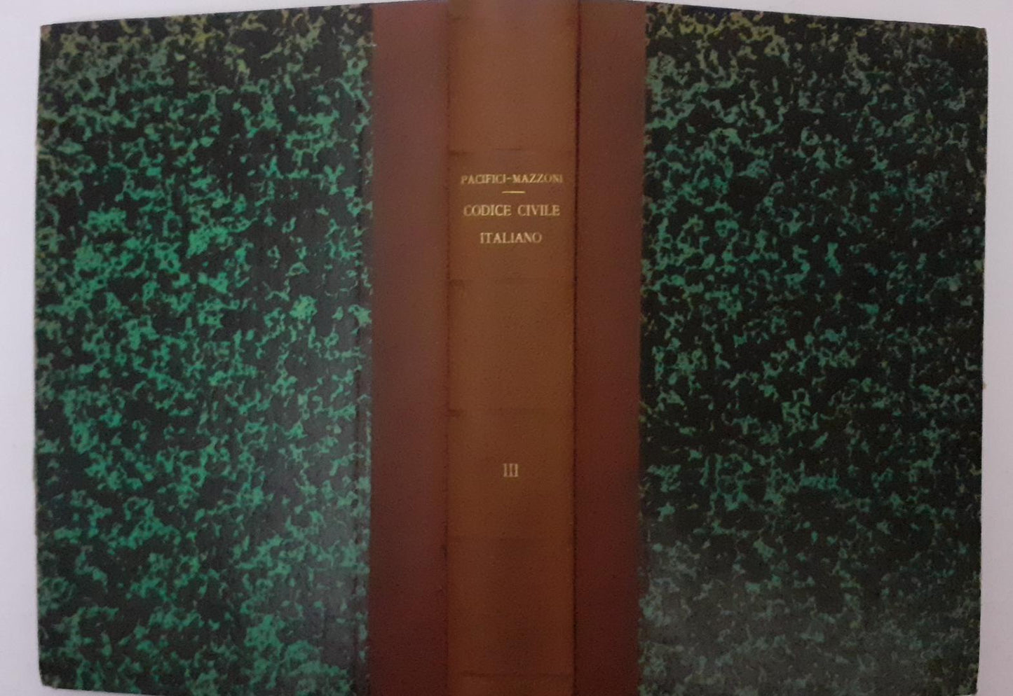 Codice civile italiano commentato con la legge romana. Trattato delle successioni. Vol III Parte I - copertina