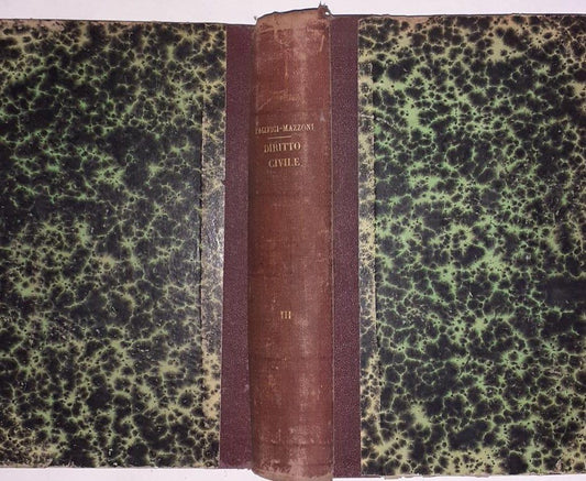 Istituzioni di diritto civile italiano Vol. III - copertina