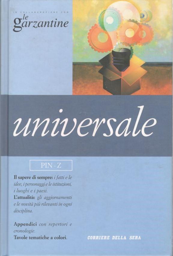 Enciclopedia Universale PIN-Z - copertina