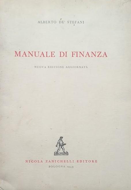 Manuale di Finanza - copertina