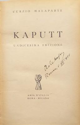 Kaputt - copertina