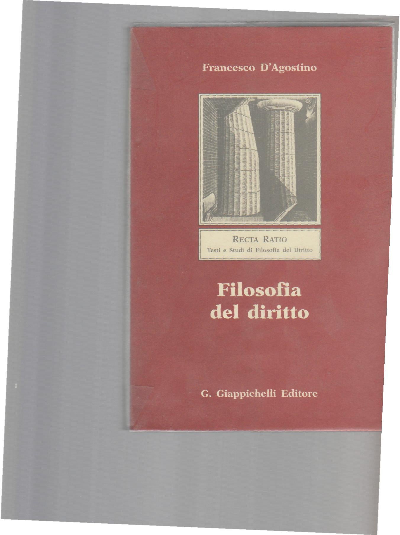 Filosofia del diritto - copertina