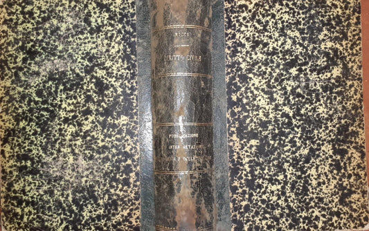 Corso teorico pratico di diritto civile Volume I - copertina