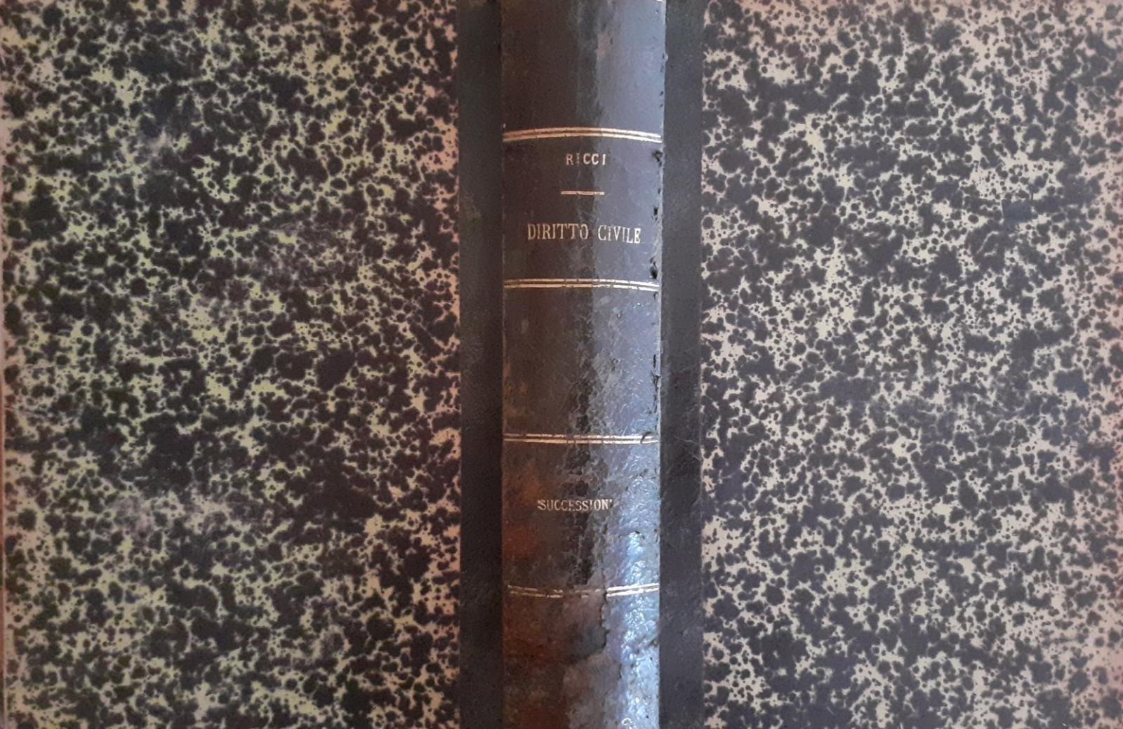 Corso teorico pratico di diritto civile Volume III Delle successioni - copertina