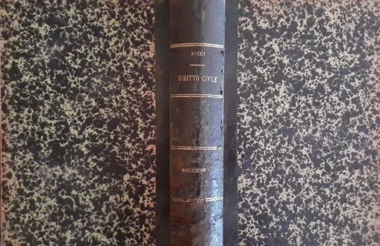 Corso teorico pratico di diritto civile Volume III Delle successioni - copertina
