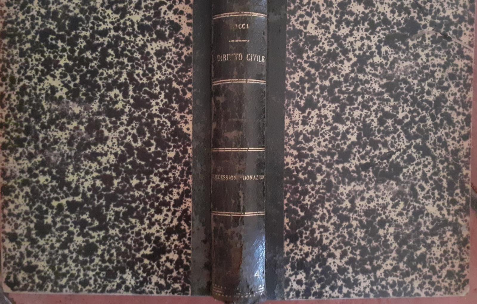 Corso teorico-pratico di diritto civile Volume IV - copertina