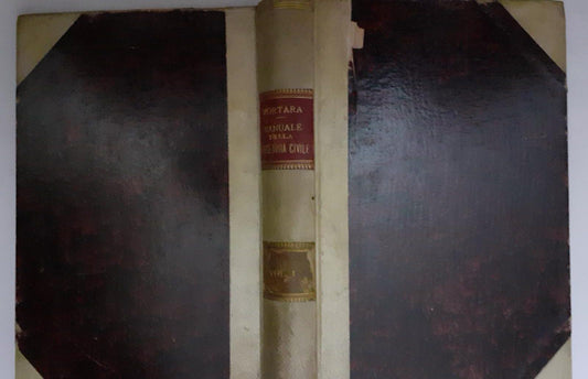 Manuale della procedura civile Volume I - copertina