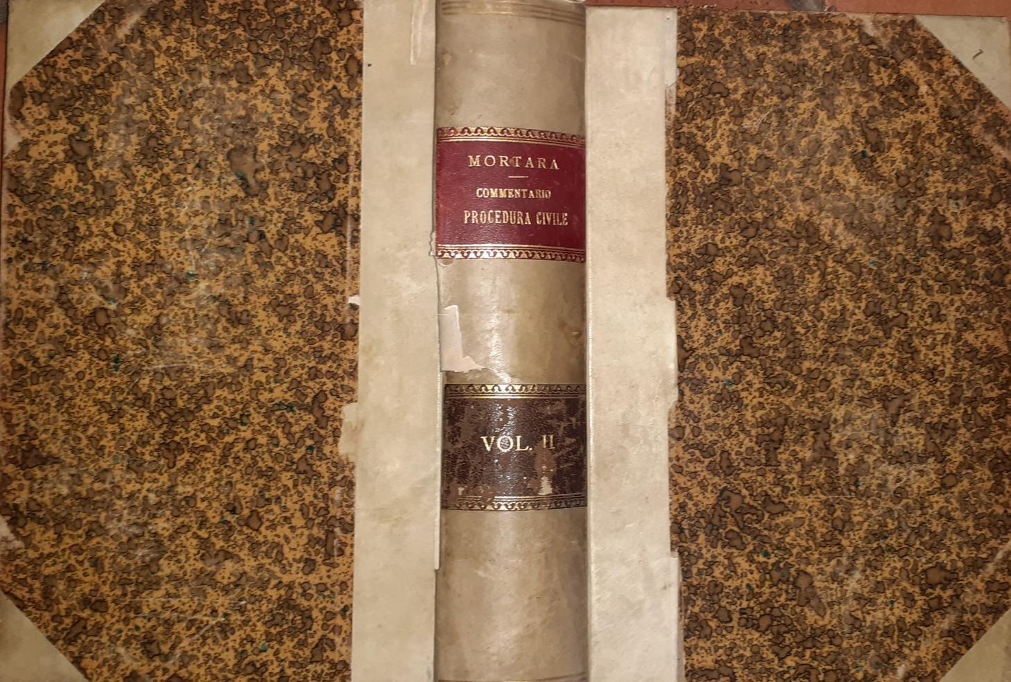 Commentario dei codice e delle leggi di procedura civile Volume II - copertina