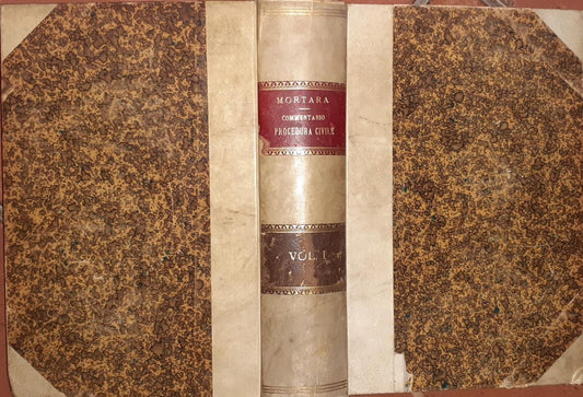 Commentario del codice e delle leggi di procedura civile Volume I - copertina