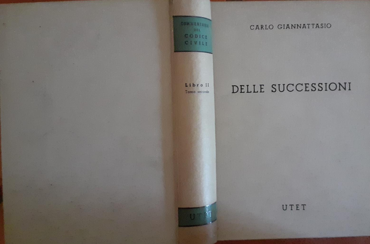 Delle successioni. Successioni testamentarie Libro II Tomo II - copertina