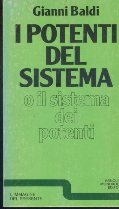 I potenti del sistema o il sistema dei potenti - copertina