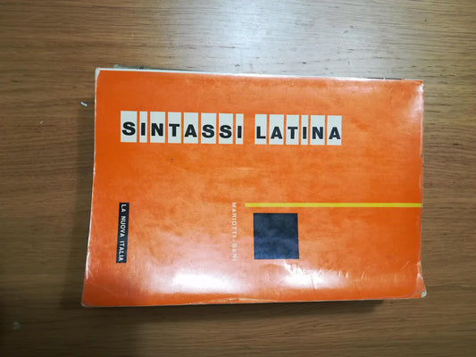 Sintassi latina - copertina