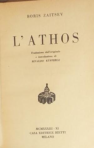 L'Athos - copertina
