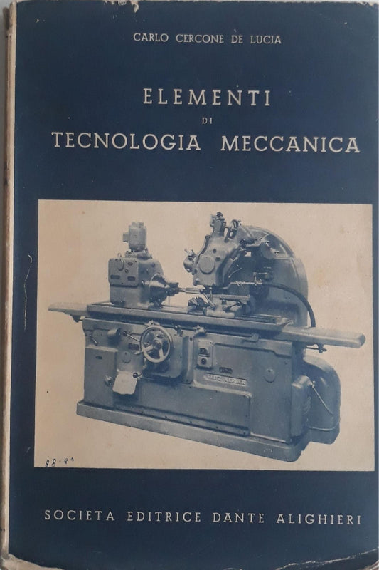 Elementi di Tecnologia Meccanica (Volume II) - copertina