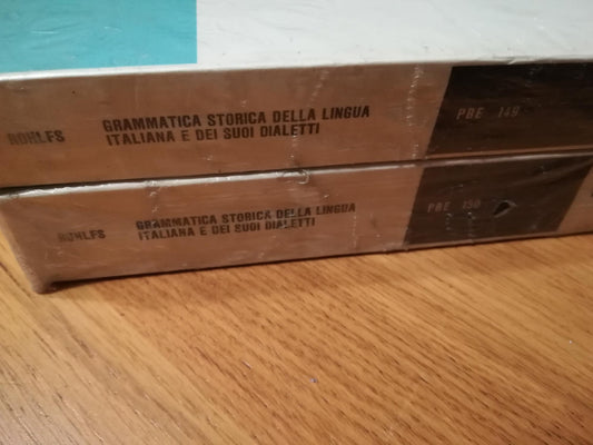 Grammatica storia della lingua italiana e dei suoi dialetti - copertina