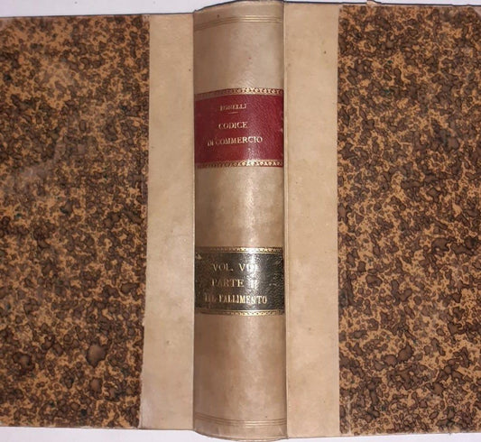 Commentario al codice di commercio Vol VIII Parte II - copertina