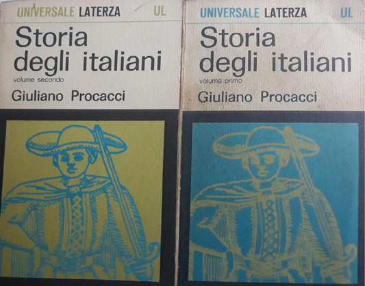 Storia degli italiani (Volume I - II) - copertina