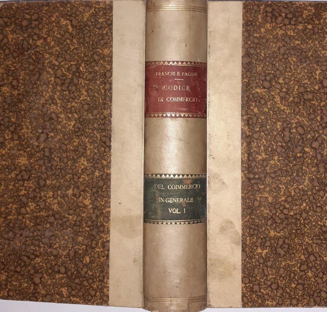 Commentario al codice di commercio Vol. I - copertina