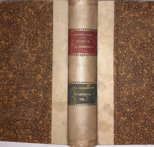 Commentario al codice di commercio Vol. I - copertina