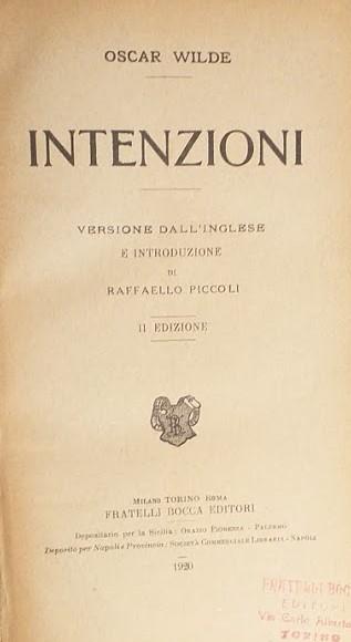 Intenzioni - copertina