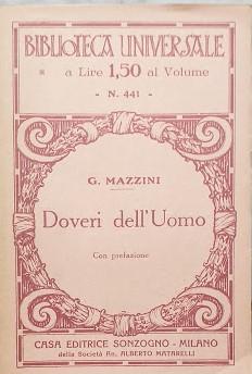 Doveri dell'uomo - copertina
