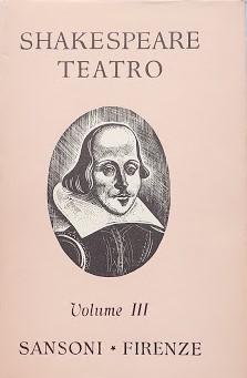 Teatro, volume III - copertina