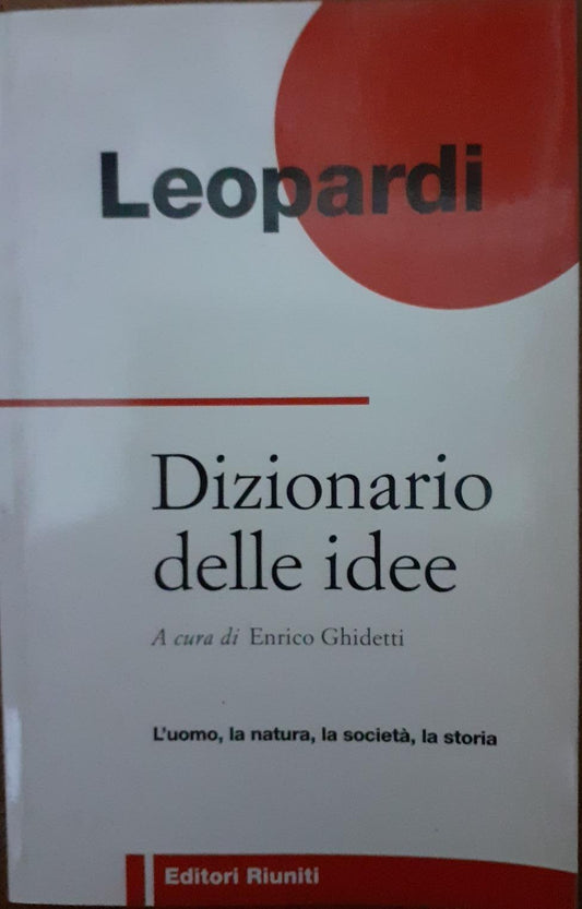 Dizionario delle idee - copertina