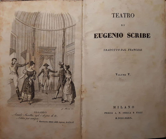 Teatro di Eugenio Scribe (volume V) - copertina