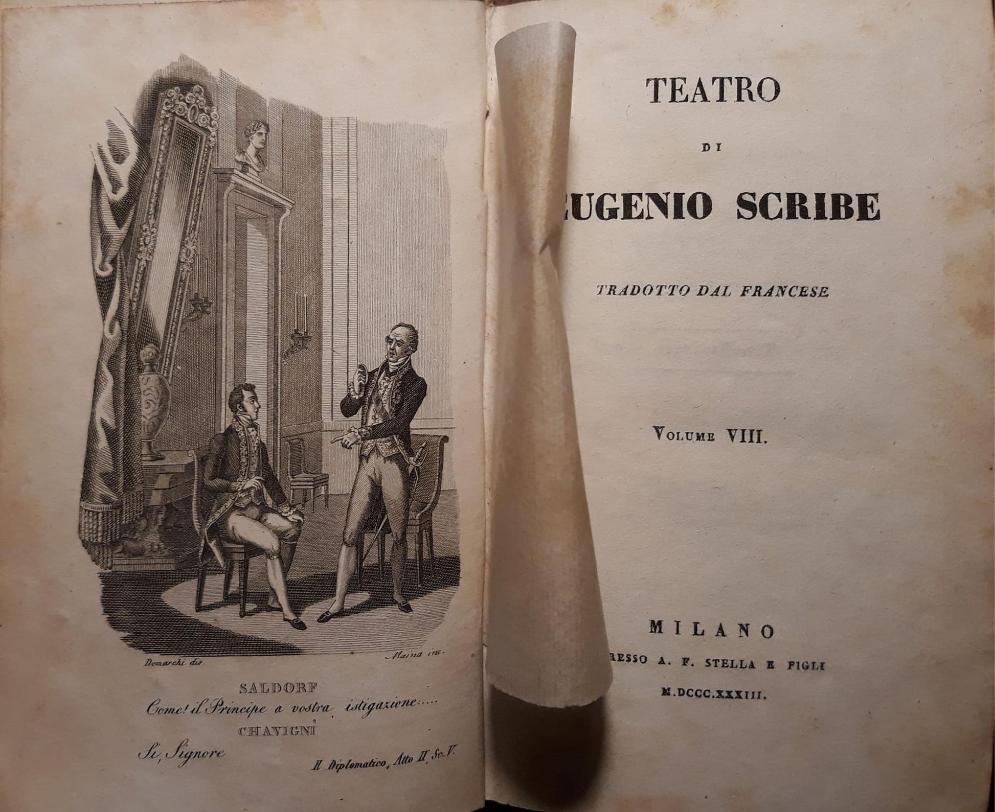 Teatro di Eugenio Scribe (volume VIII) - copertina