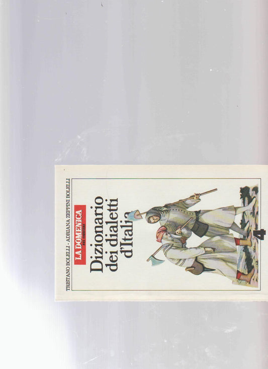 DIZIONARIO DEI DIALETTI D'ITALIA. Volume 4: R-Z - copertina