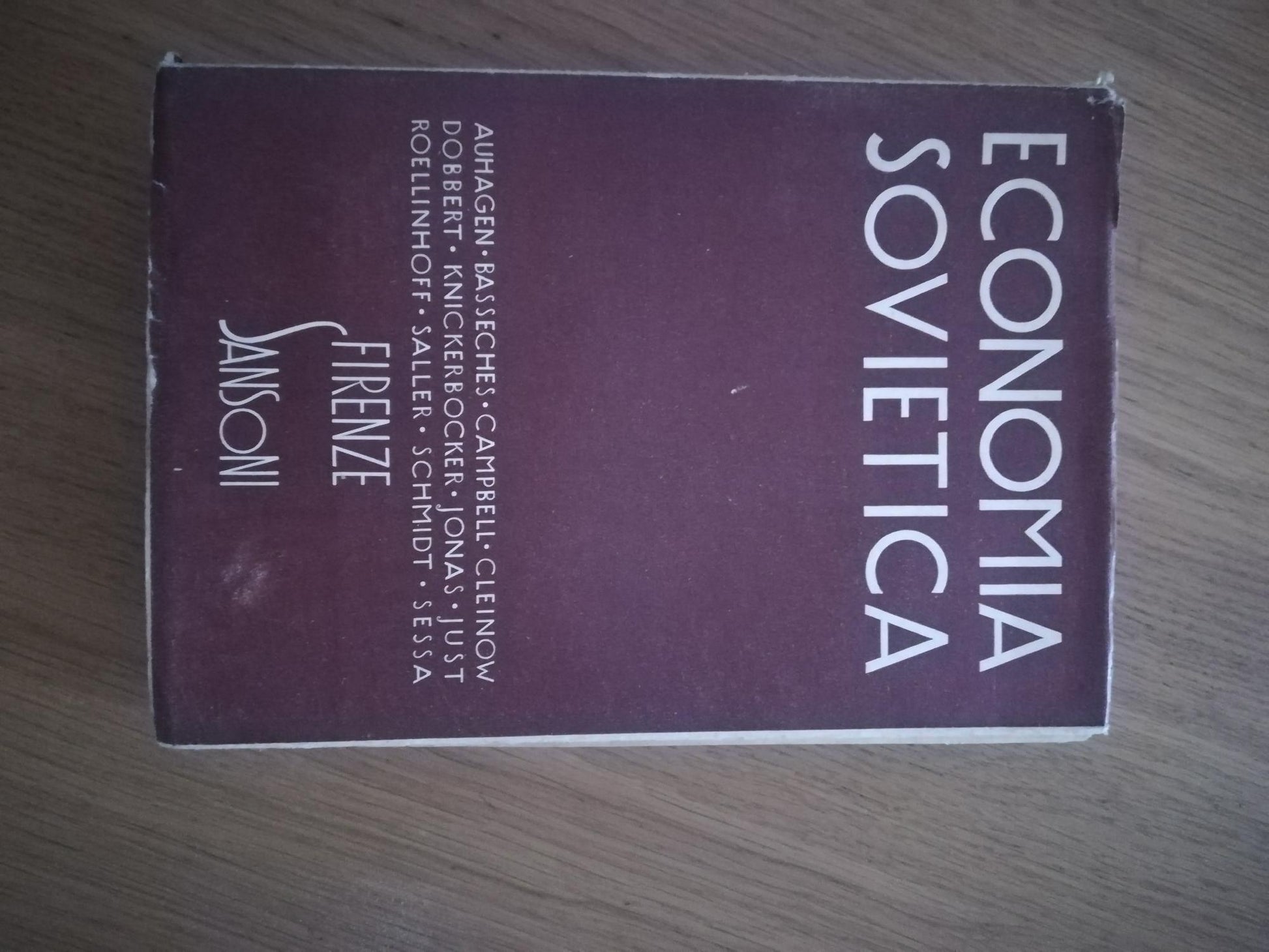 Economia Sovietica - copertina
