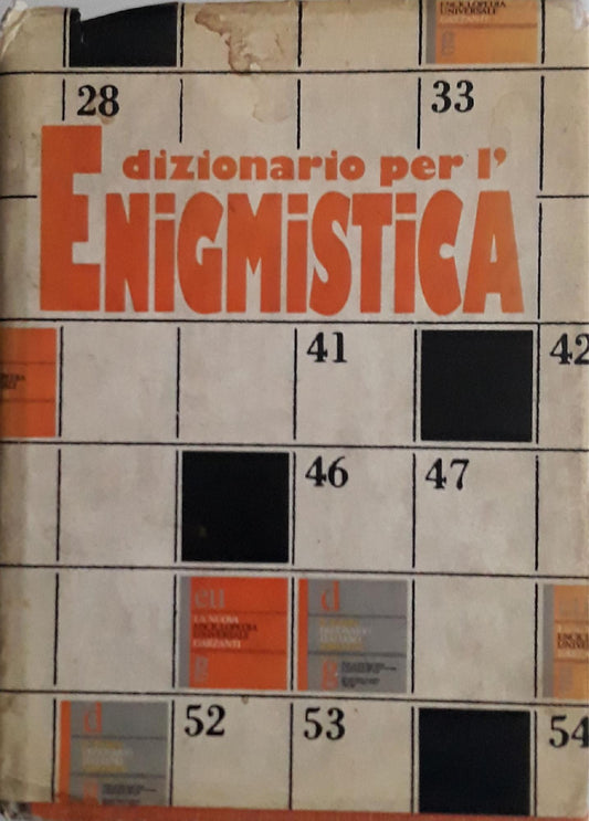 Dizionario per l'enigmistica - copertina