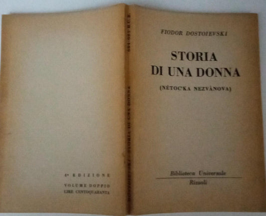 Storia di una donna - copertina