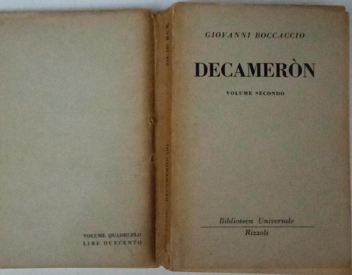 Decameron Volume II - copertina