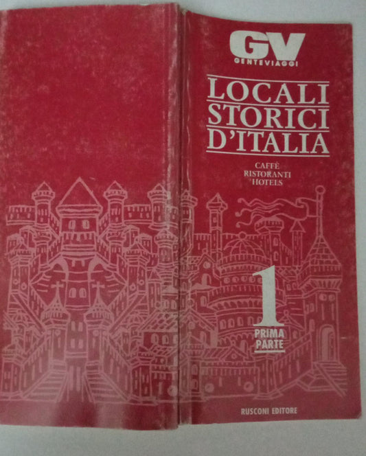 Locali storici d'Italia 1 Prima parte - copertina