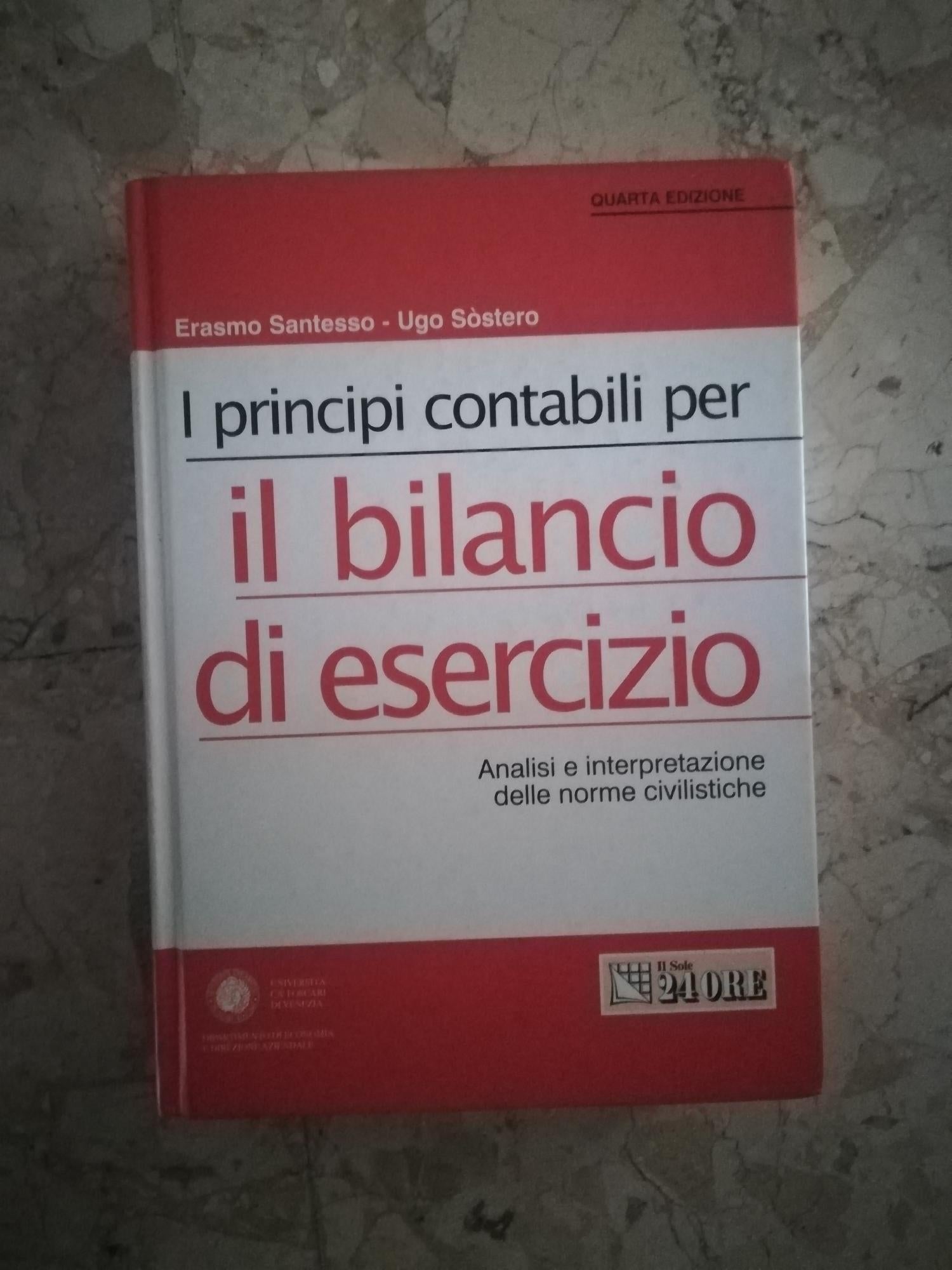 I pirncipi contabili per il bilancio di esercizio - copertina
