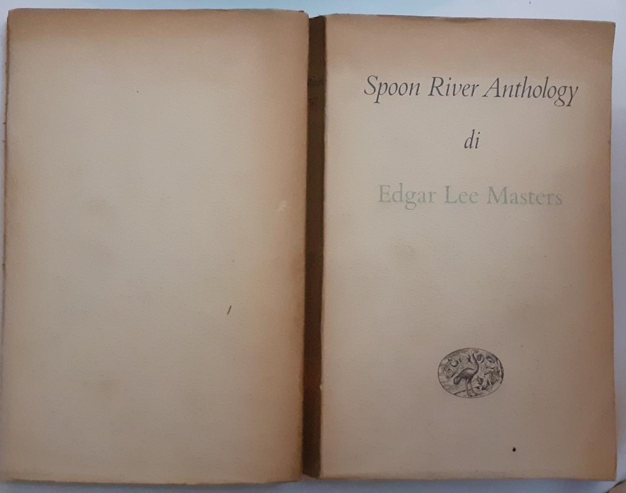 Edgar Lee Masters - copertina