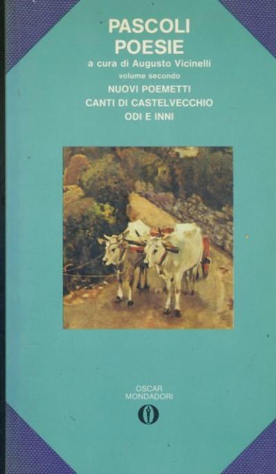 Poesie. Volume secondo - copertina