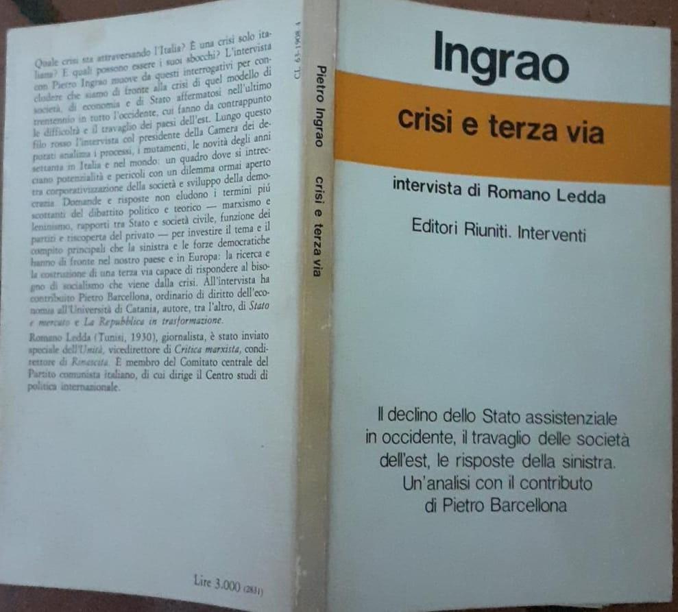 Crisi e terza via - copertina