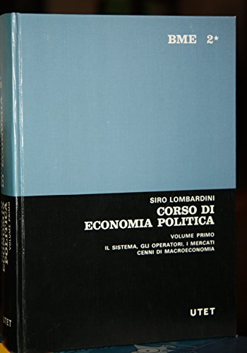 Corso di economia politica (Vol. 1) - copertina