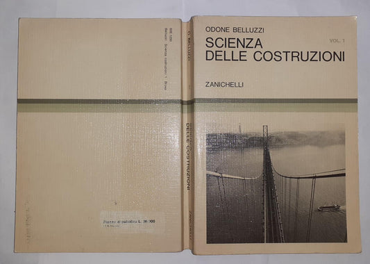 Scienza delle costruzioni  Vol. 1 - copertina