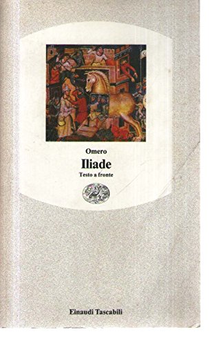 Iliade. Testo greco a fronte - copertina