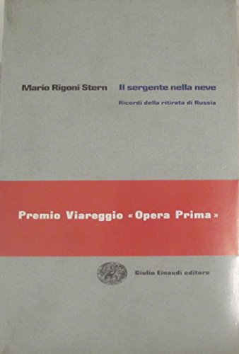 Il sergente nella neve - copertina